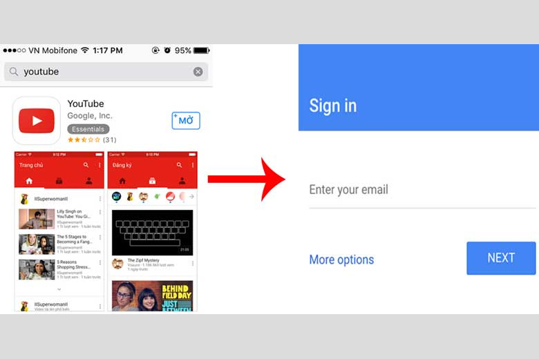 tải video youtube về điện thoại