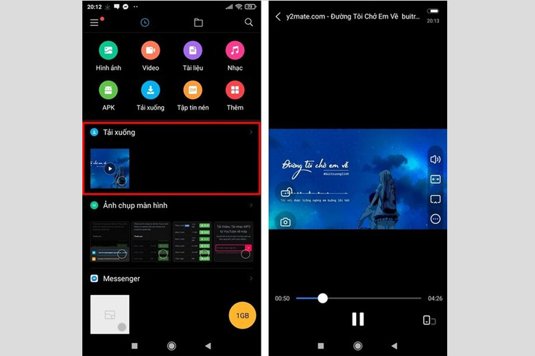 tải video youtube về điện thoại
