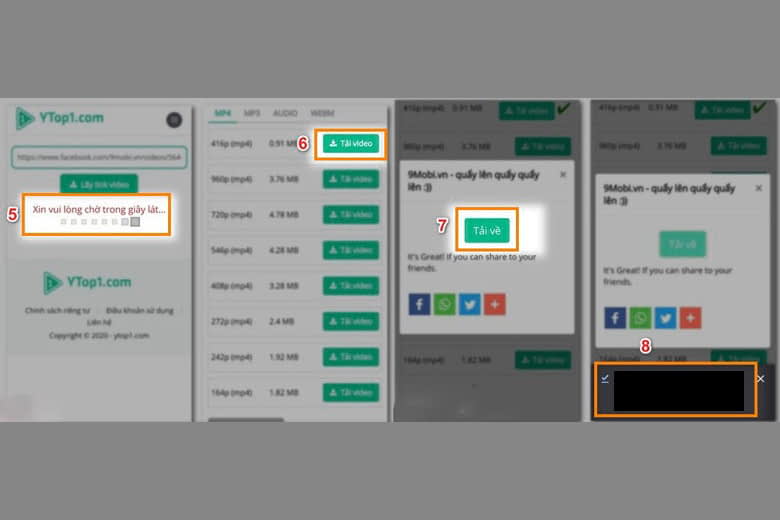 Cách tải video trên Facebook về điện thoại