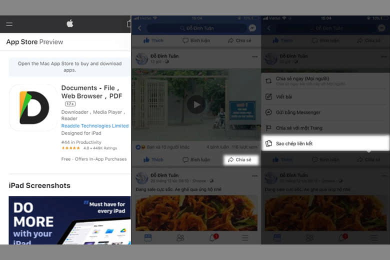 Cách tải video trên Facebook về điện thoại
