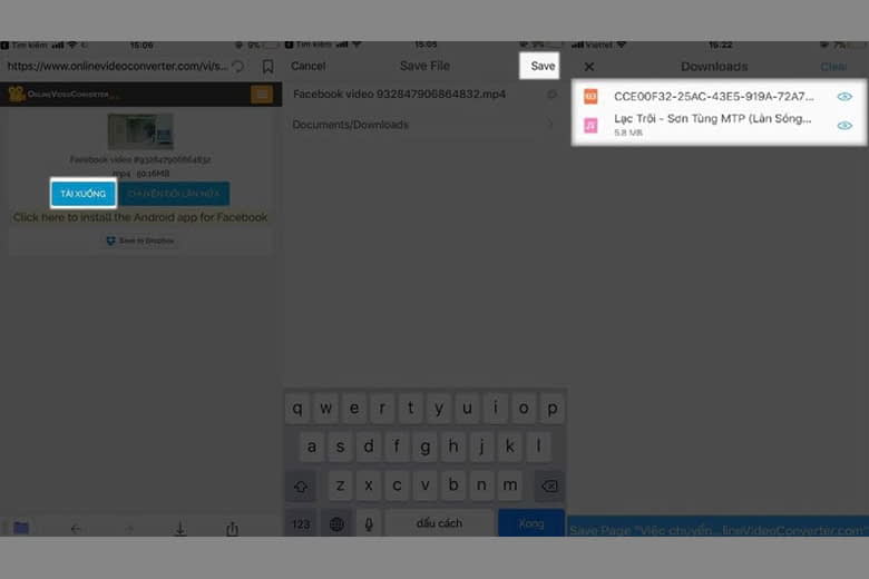 Cách tải video trên Facebook về điện thoại