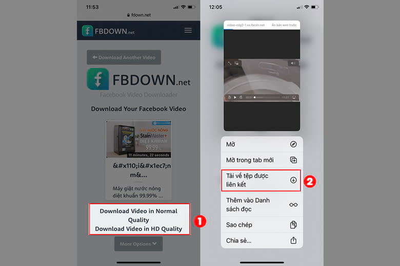 Cách tải video trên Facebook về điện thoại