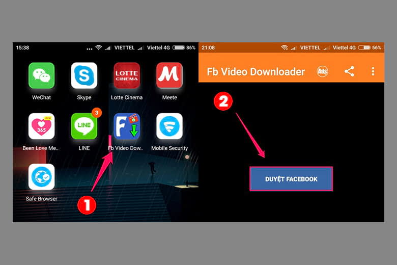 Cách tải video trên Facebook về điện thoại