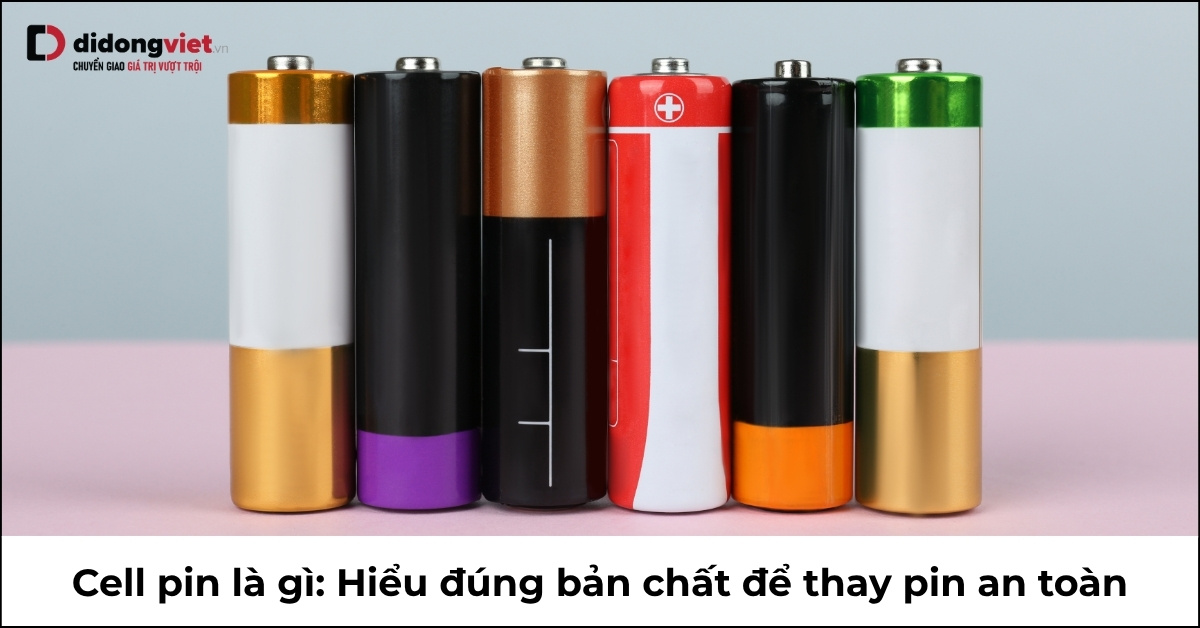 Cell pin là gì? Những hiểu lầm nguy hiểm khi thay pin
