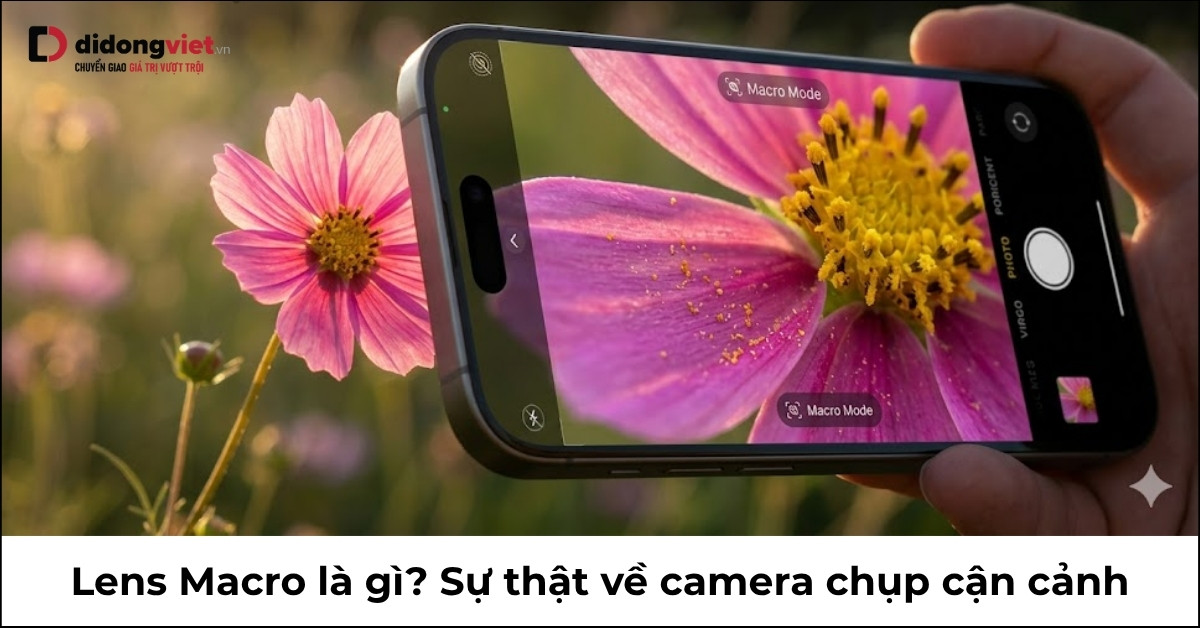 Ống Kính Macro Là Gì? So Sánh Camera Macro 2MP và Flagship