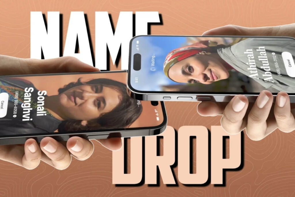 Chạm hai iPhone lại gần để chia sẻ danh bạ nhanh chóng bằng NameDrop, không cần nhập số hay quét mã