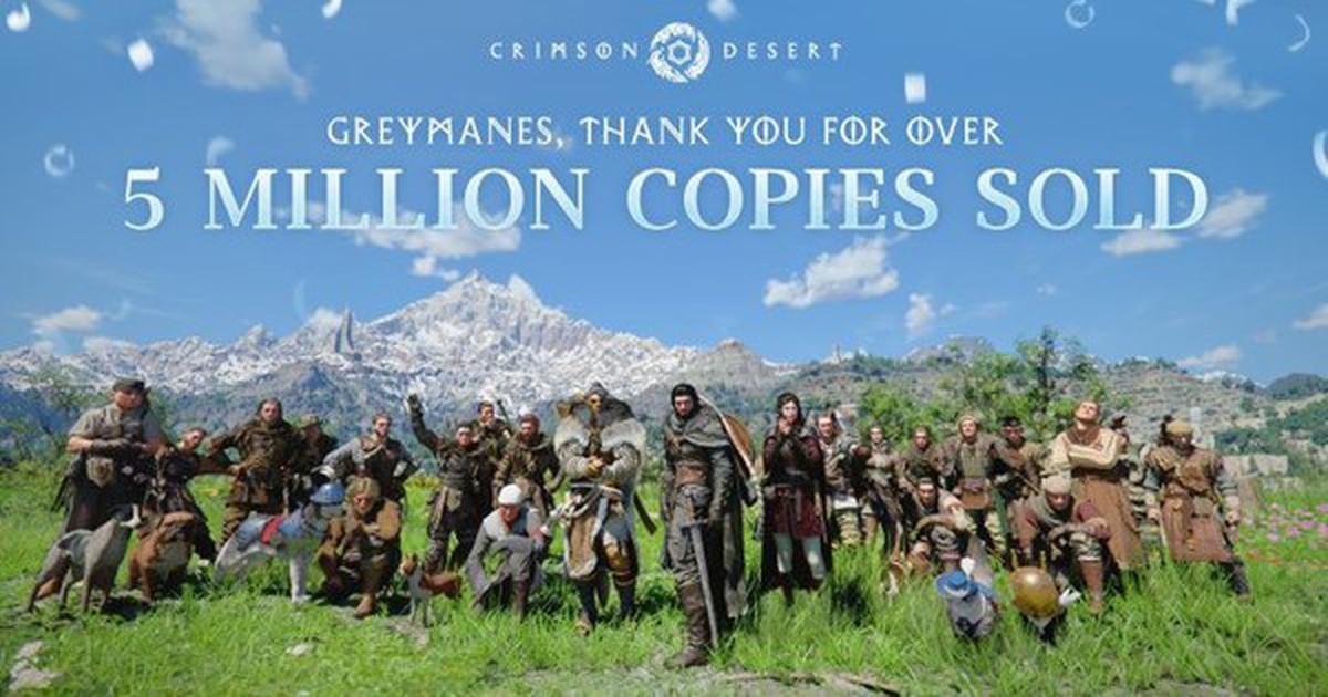 Crimson Desert đạt doanh số 5 triệu bản chỉ sau một tháng ra mắt