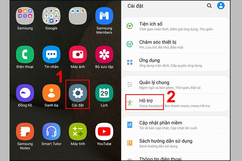 cách chụp màn hình samsung