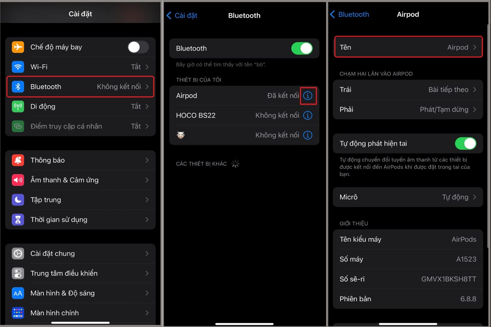 Hướng Dẫn Đổi Tên Tai Nghe AirPods Trên Các Thiết Bị Cách đổi tên AirPods trên iPhone và iPad