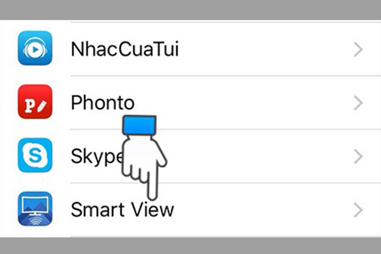 12 Cách kết nối iPhone với tivi hiệu quả và chi tiết nhất Sử dụng ứng dụng quản lý để kết nối iPhone với Tivi - bước 4