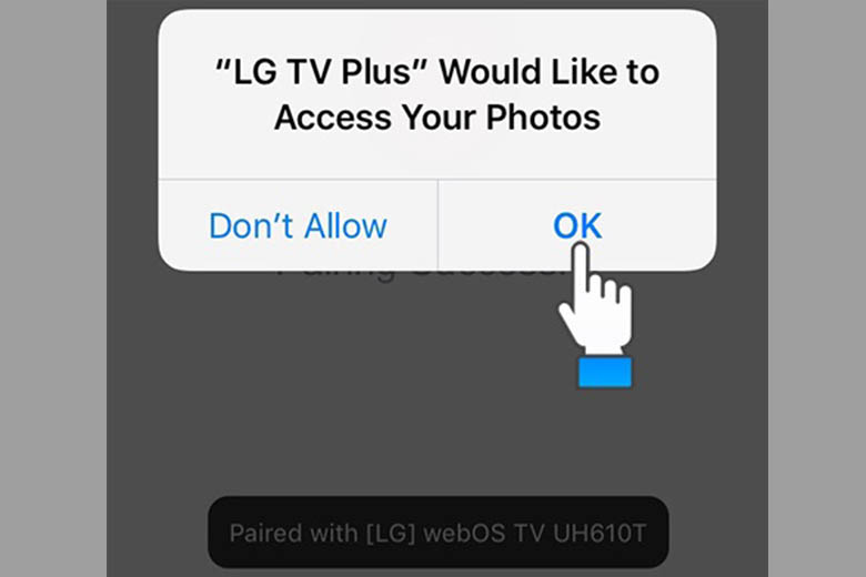 12 Cách kết nối iPhone với tivi hiệu quả và chi tiết nhất cách kết nối iPhone với Tivi LG - bước 6