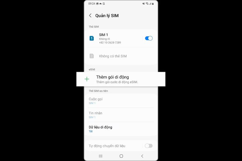hướng dẫn kích hoạt eSIM bước 3