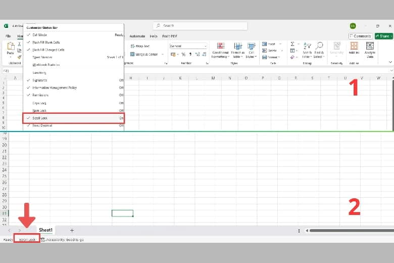 cách tắt Scroll Lock trên bàn phím