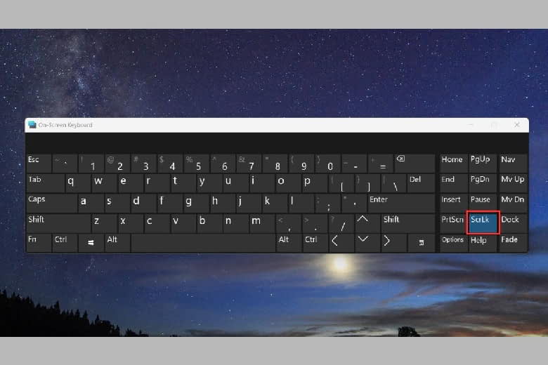 cách tắt Scroll Lock trên bàn phím