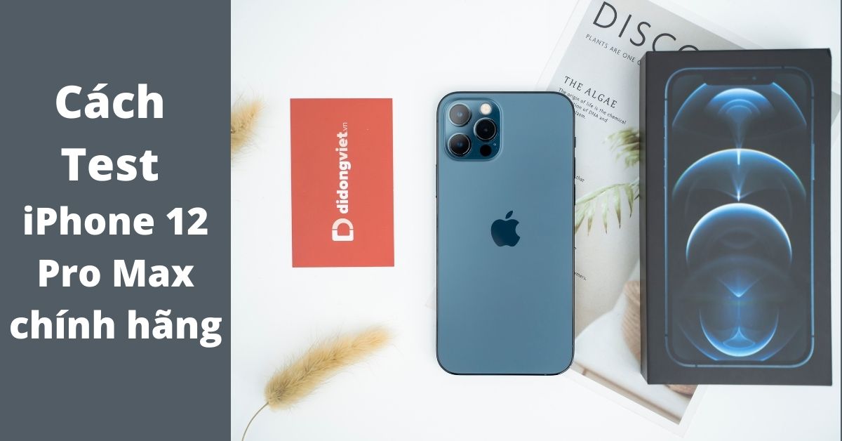 Hướng Dẫn Kiểm Tra iPhone 12 Pro Max Chính Hãng