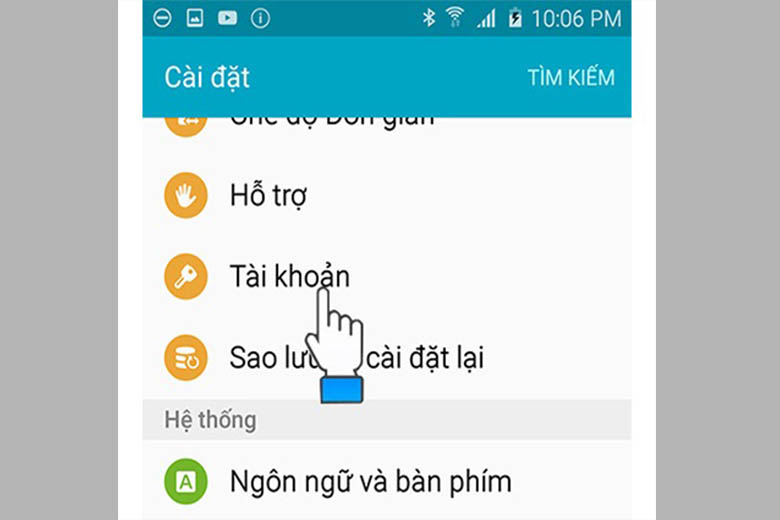 Cách xóa tài khoản Google trên điện thoại