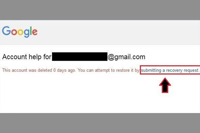 Hướng dẫn khôi phục lại tài khoản Google Gmail đã xóa