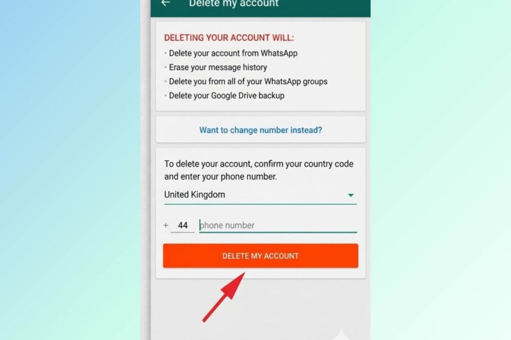 Nhập số điện thoại theo định dạng quốc tế đầy đủ để xác minh quyền sở hữu