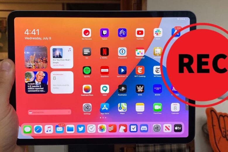 Quay màn hình iPad giúp ghi lại thao tác trên màn hình một cách nhanh chóng.