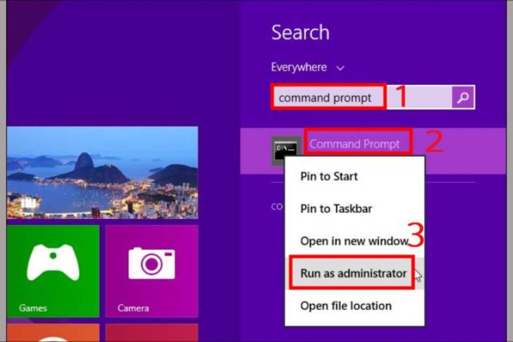 Quyền Administrator cho phép CMD thực thi các lệnh hệ thống quan trọng.