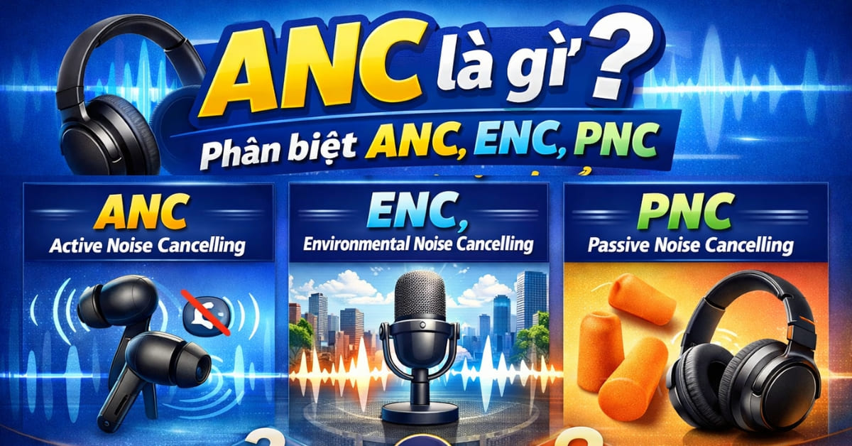 Công nghệ ANC: Hiểu rõ và lựa chọn đúng chuẩn