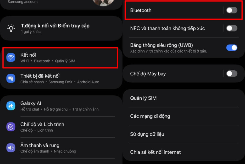 Ghép Bluetooth thủ công trước, rồi mở Wearable để hoàn tất.