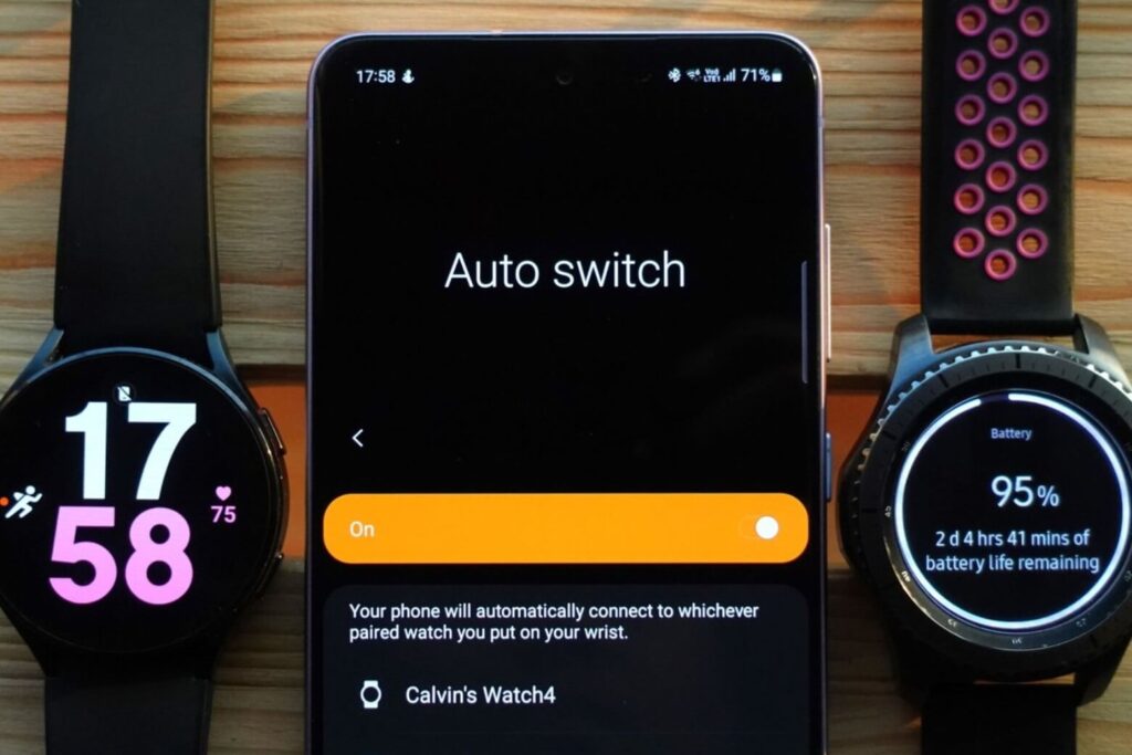 Thiết bị đeo nổi bật với pop-up kết nối nhanh và Auto Switch tự chuyển âm giữa các thiết bị.