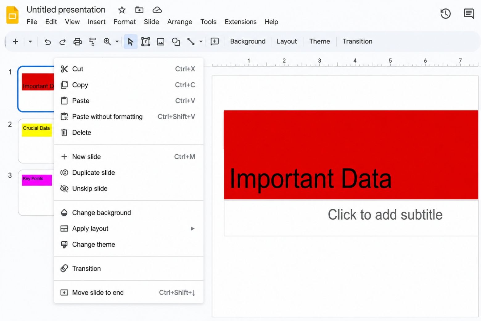 Google Slides hoạt động trên nền tảng đám mây
