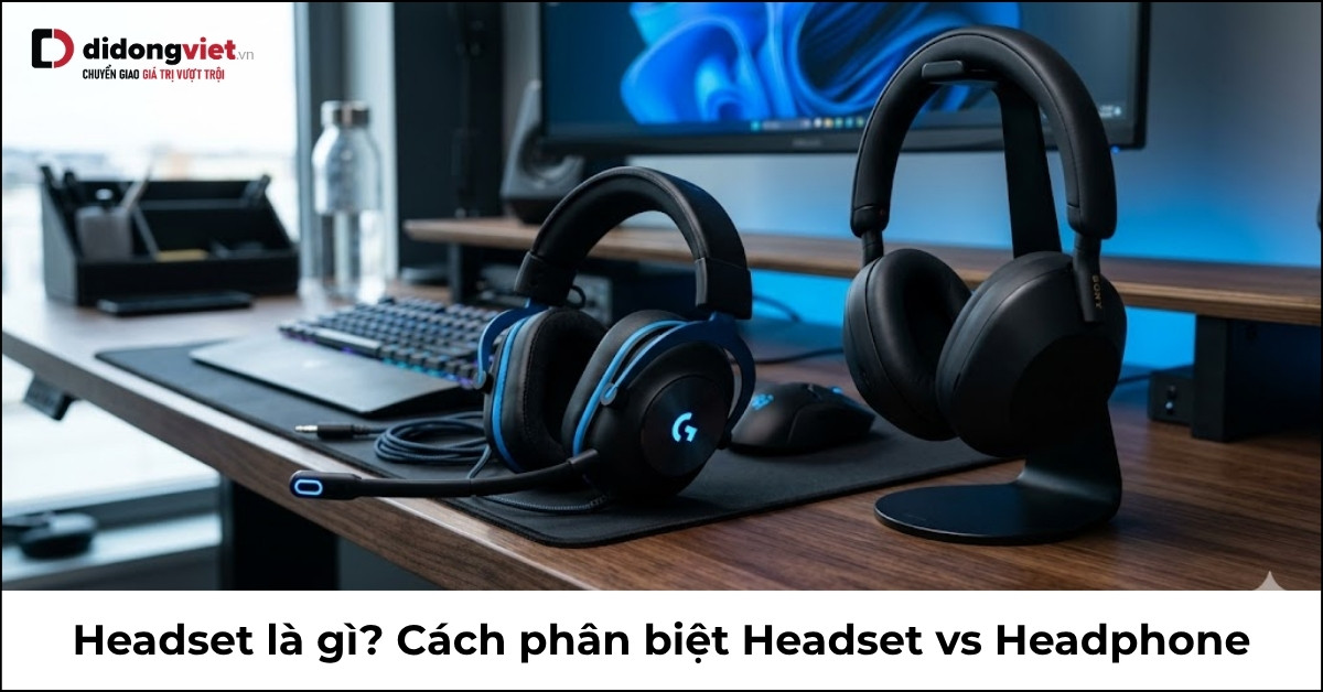 Headset là gì? Hướng dẫn chọn headset phù hợp cho công việc trực tuyến năm 2026