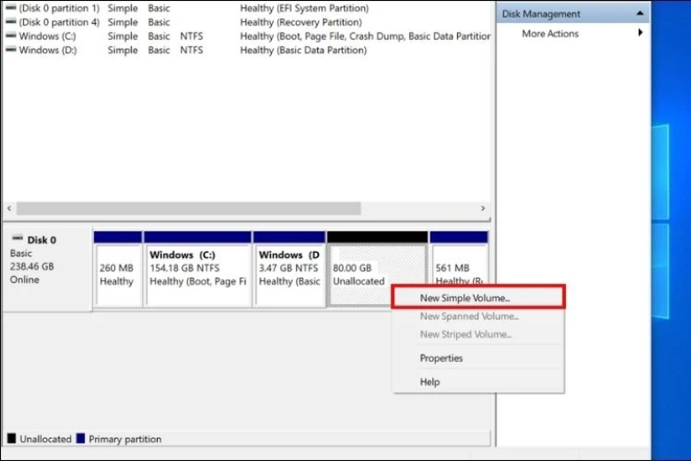 Ổ cứng di động là gì chọn New Simple Volume