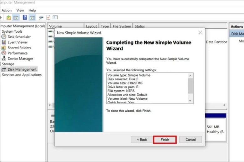 Ổ cứng di động là gì chọn Next chọn Finish