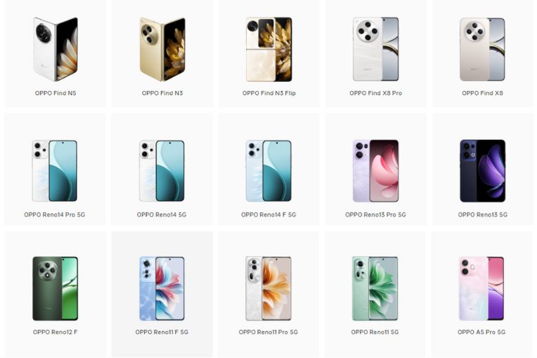 Danh Sách Smartphone Hỗ Trợ OPPO AI