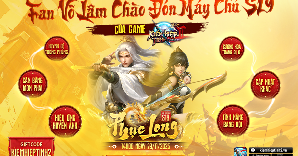 Cộng Đồng Võ Lâm 2 Hào Hứng Chào Đón Máy Chủ Mới S19