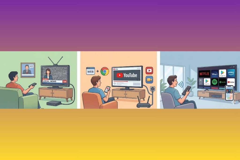 Internet TV và Smart TV khác nhau — Smart TV mới tải app tự do được.