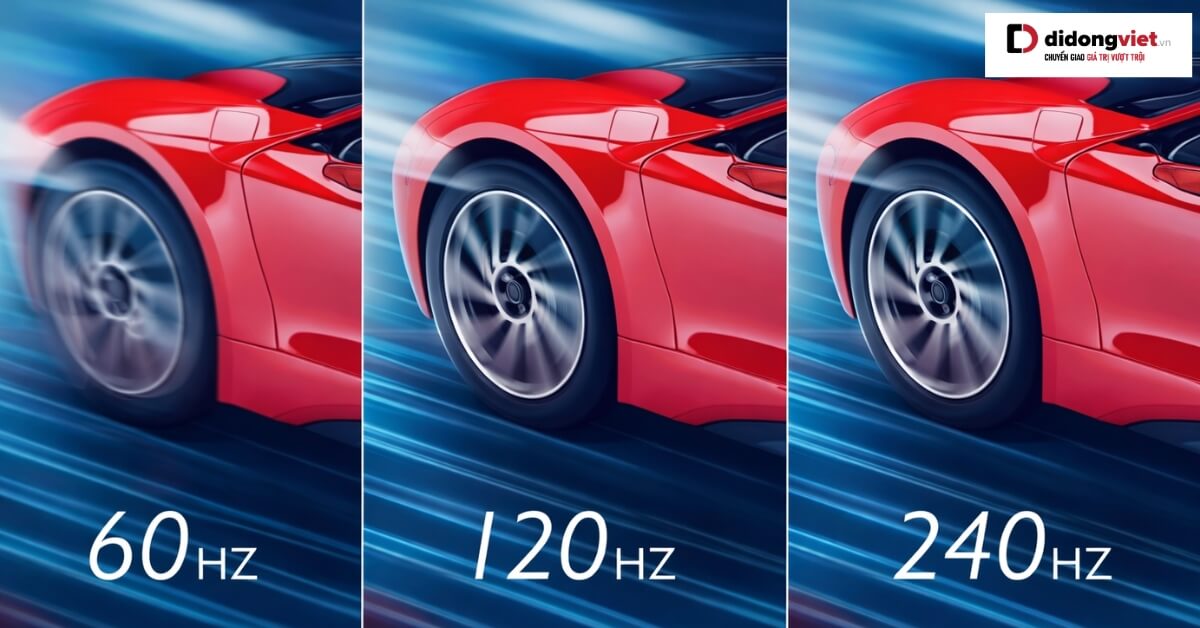 Tần số quét màn hình: Khám phá sự khác biệt giữa 60Hz và 120Hz