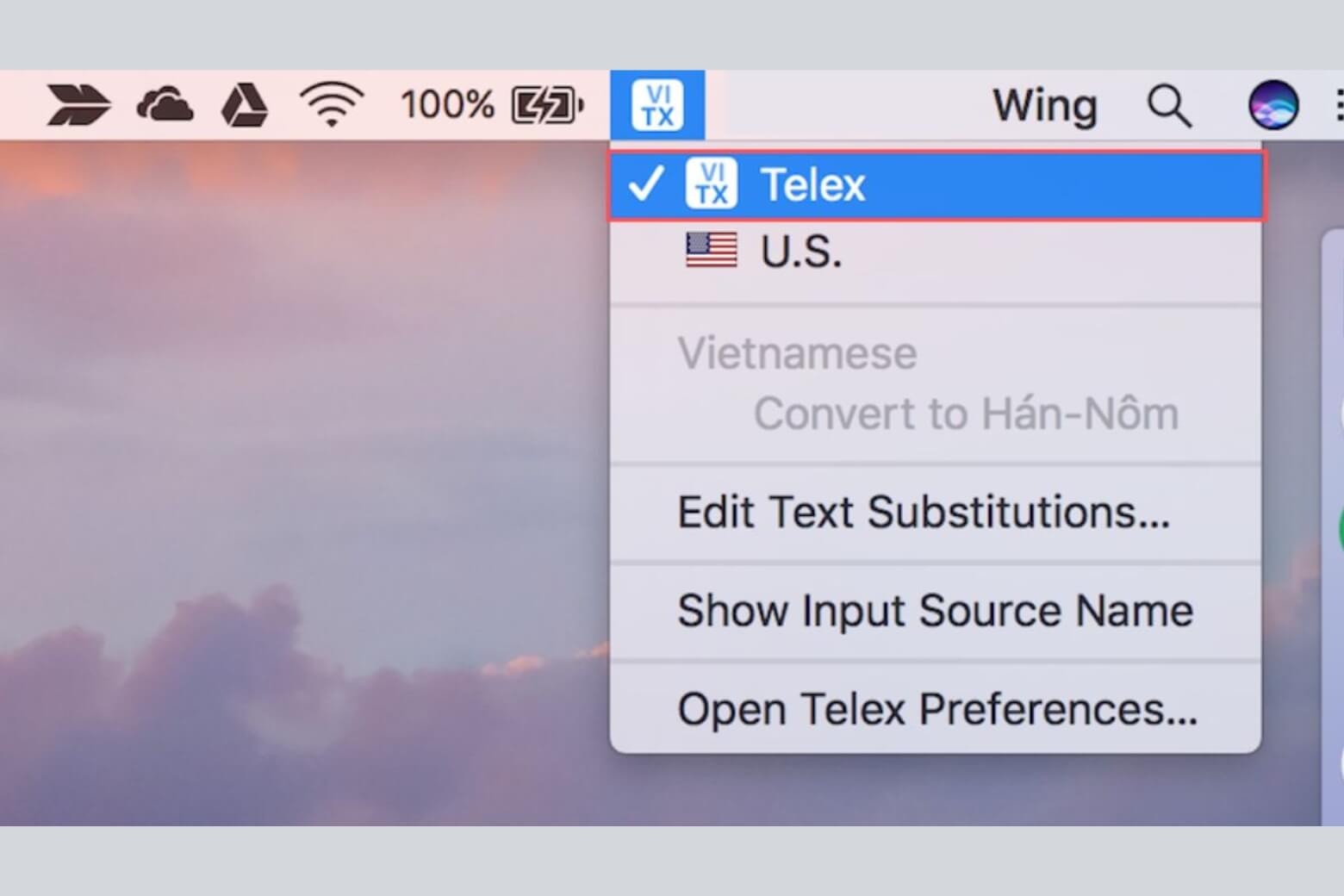 telex là gì chuyển sang Telex qua biểu tượng bàn phím