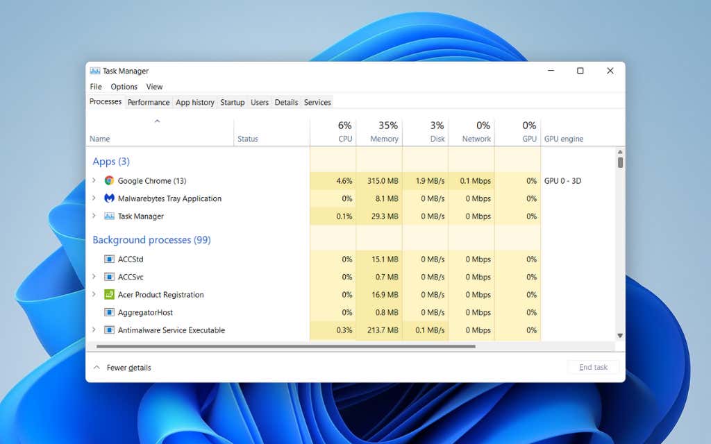 Tìm hiểu task manager