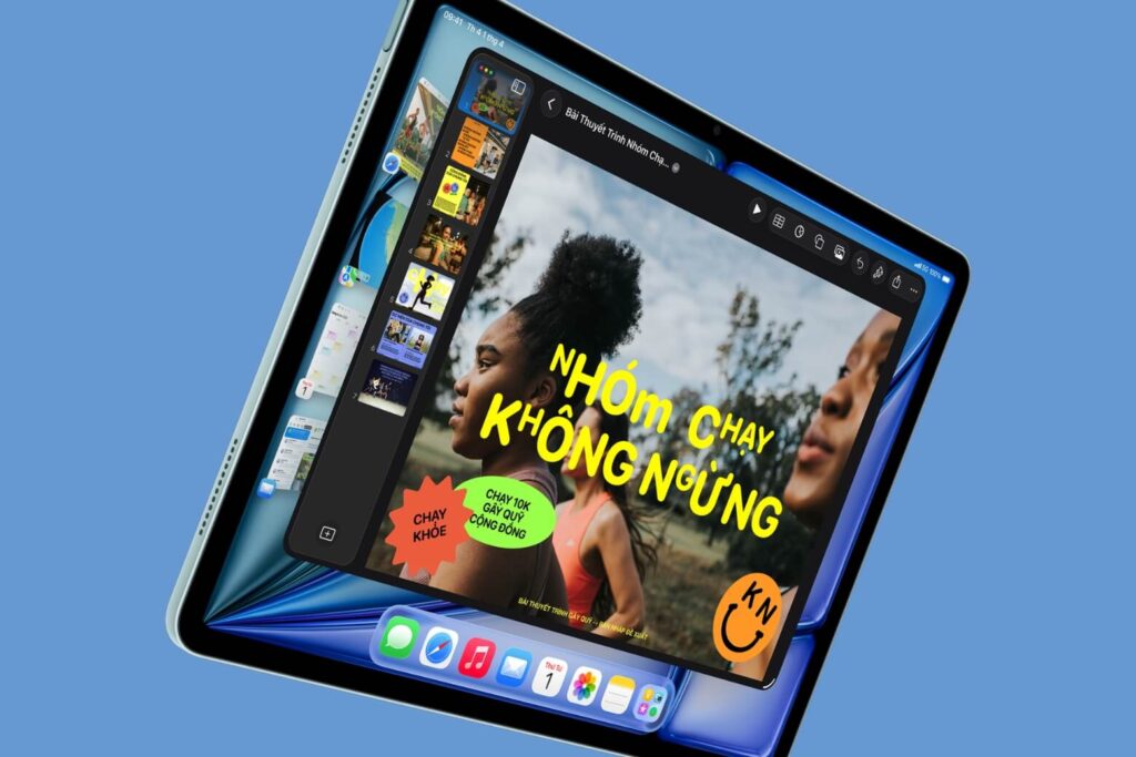Màn hình Liquid Retina sắc nét nhưng 60Hz vẫn là ranh giới rõ ràng với dòng iPad Pro
