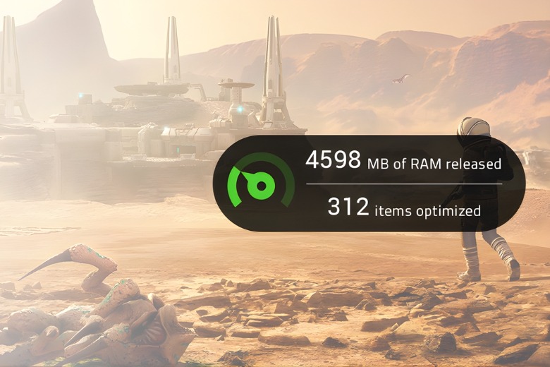 Ứng dụng tăng tốc game Razer Cortex tắt nền