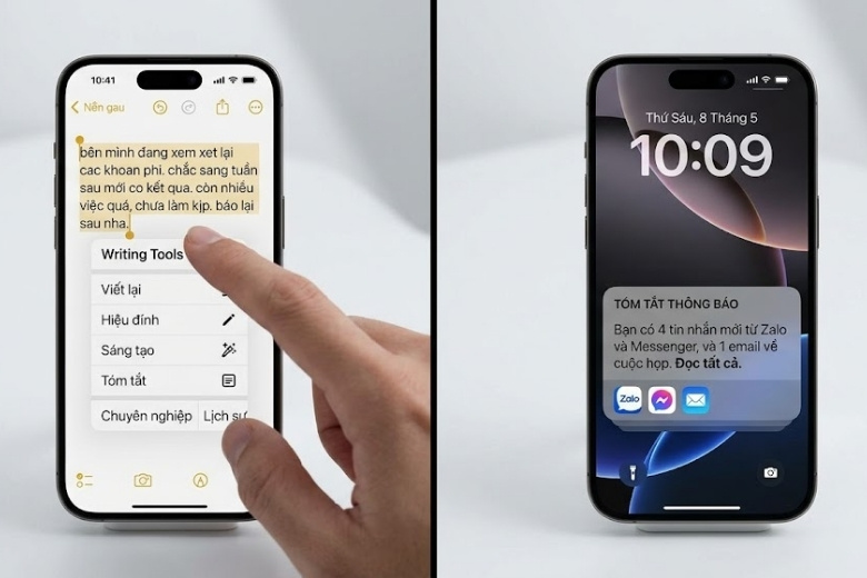 Khám Phá AI Trên iPhone 16: Có Nên Nâng Cấp Năm 2026? Tính năng Writing Tools